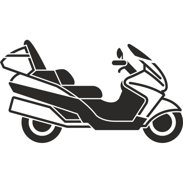 Значок скутера