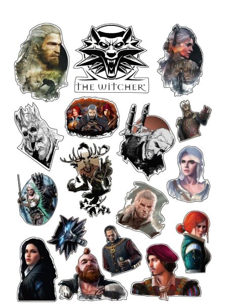 Стикер пак Ведьмак