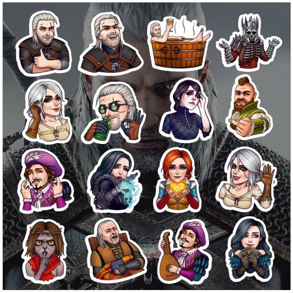 Стикеры Ведьмак для ВК