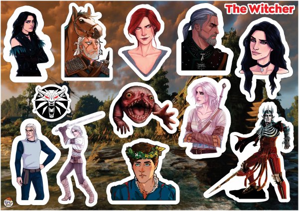 Наклейка - Ведьмачка