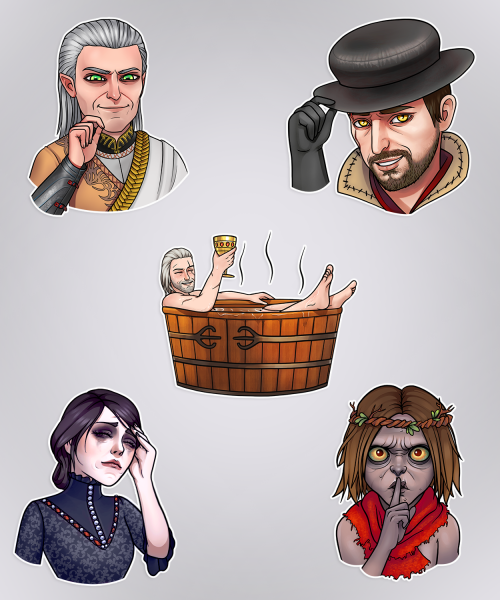 Стикеры Ведьмак 3