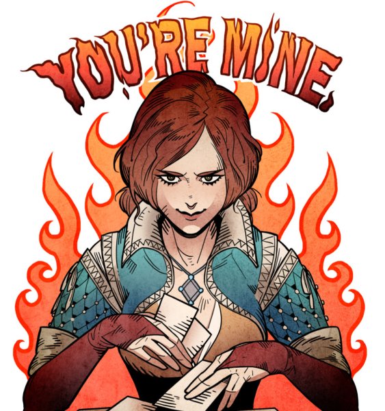 Ведьмак 3 наклейки