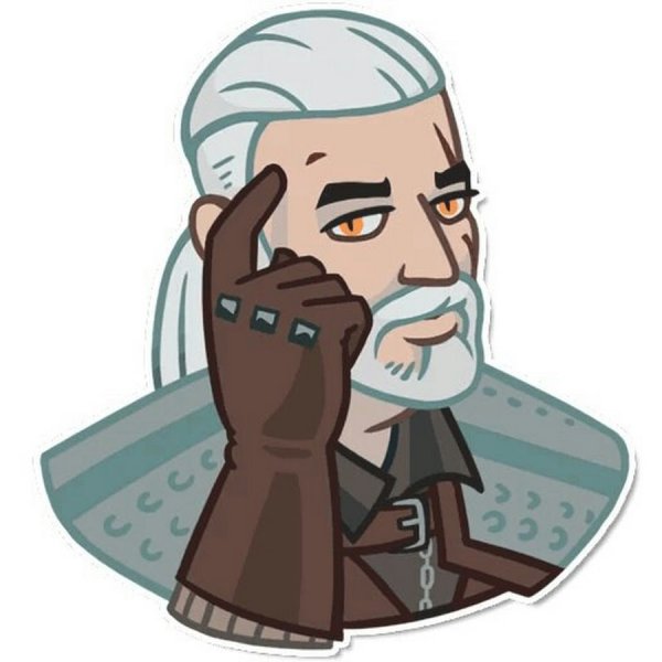 Стикеры Геральт из Ривии