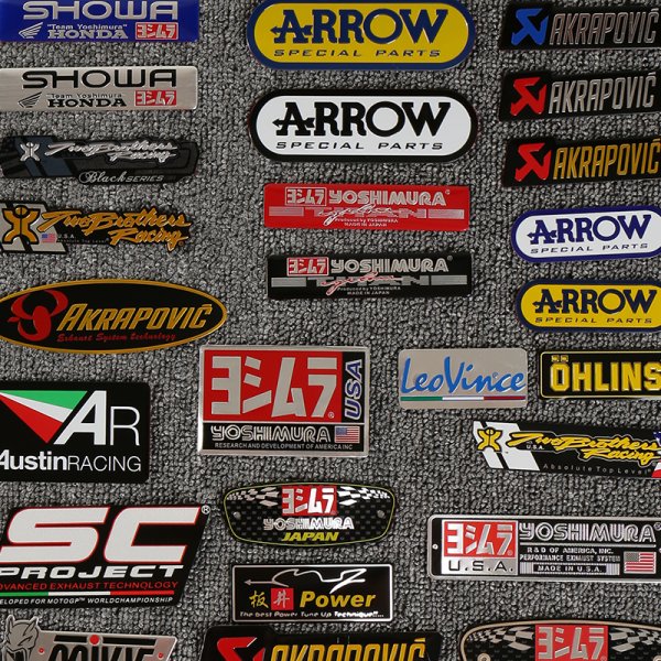 Мотоциклетная труба стикер