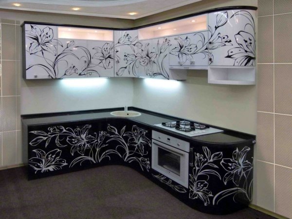 Узоры на кухонном гарнитуре