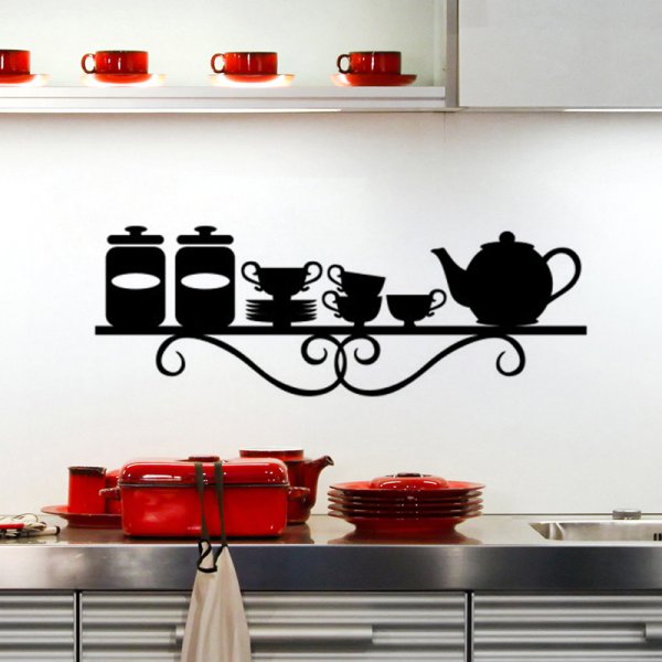 Наклейки на кухонную посуду