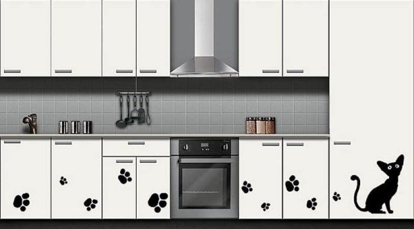 Наклейки на фасады кухонного гарнитура