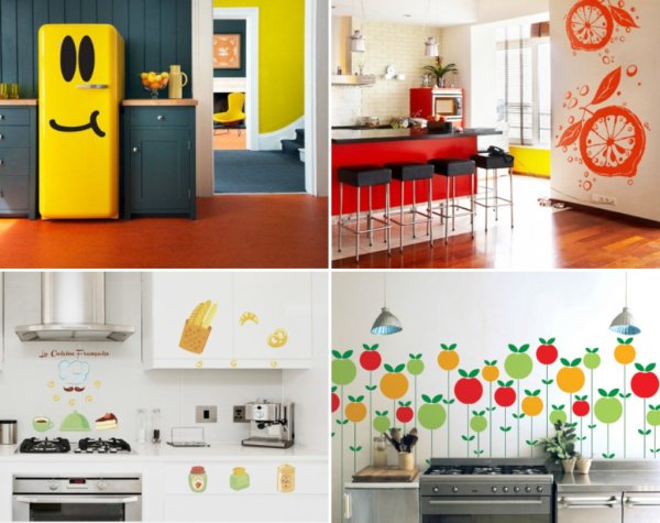 Наклейки для кухонного гарнитура