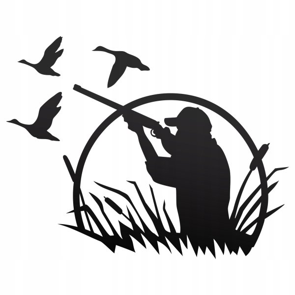 Наклейка охотник