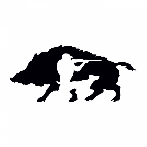 Трафарет кабана