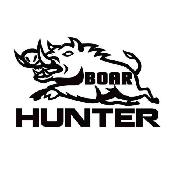Наклейки на авто для охотников на кабана