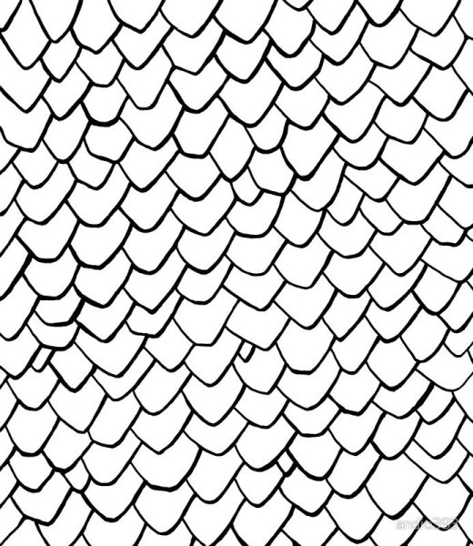 Alpha Zbrush чешуя