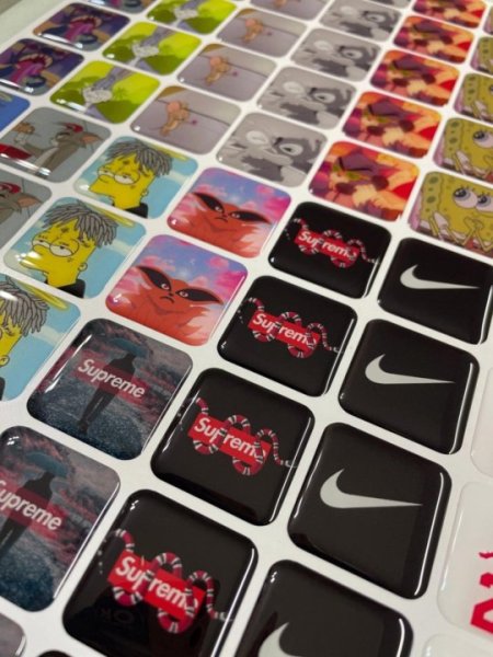 3д Стикеры на чехол мияги