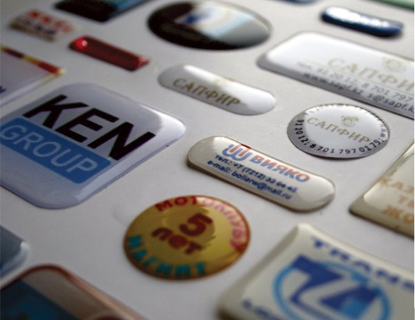 Наклейки объёмные