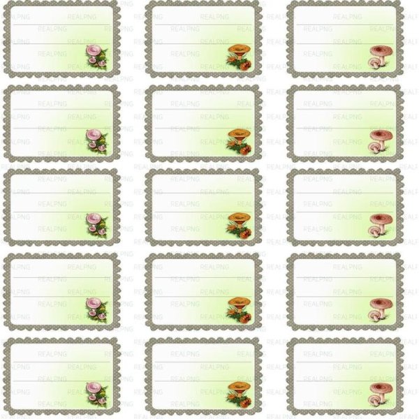 Наклейки на банки огурцы