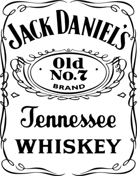 Размер этикетки Джек Дэниэлс в сантиметрах