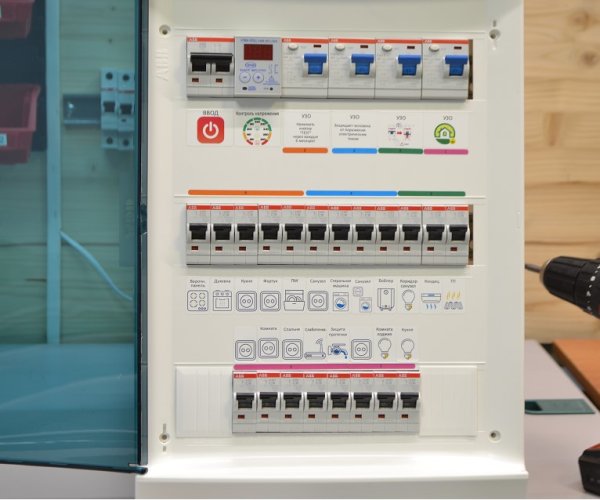 Наклейки в электрощит ABB