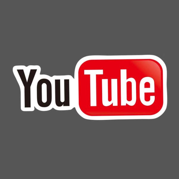 Логотип ютуба наклейки