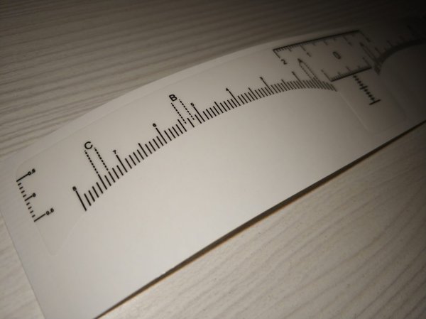 Линейка для бровей однораз.10шт