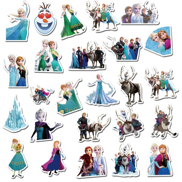 Наклейки Эльза