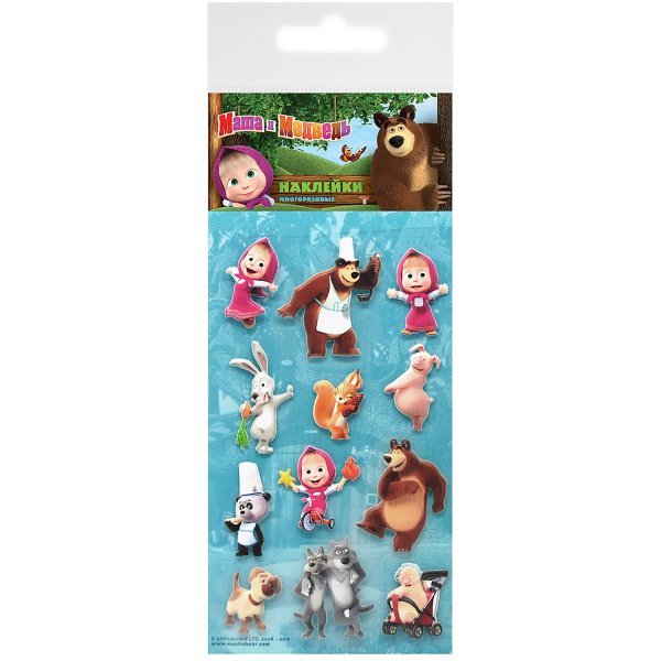 Маша и медведь. (С наклейками)