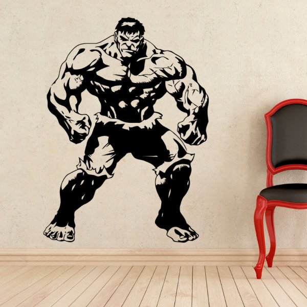 Наклейки Халк настенные