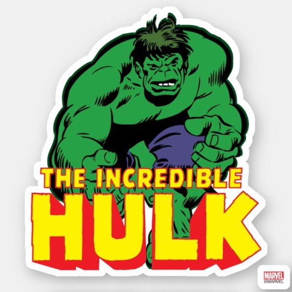 Наклейки Халк