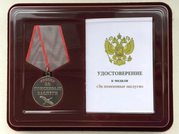Медаль за поисковые заслуги