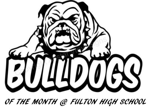 Наклейка на машину бульдог