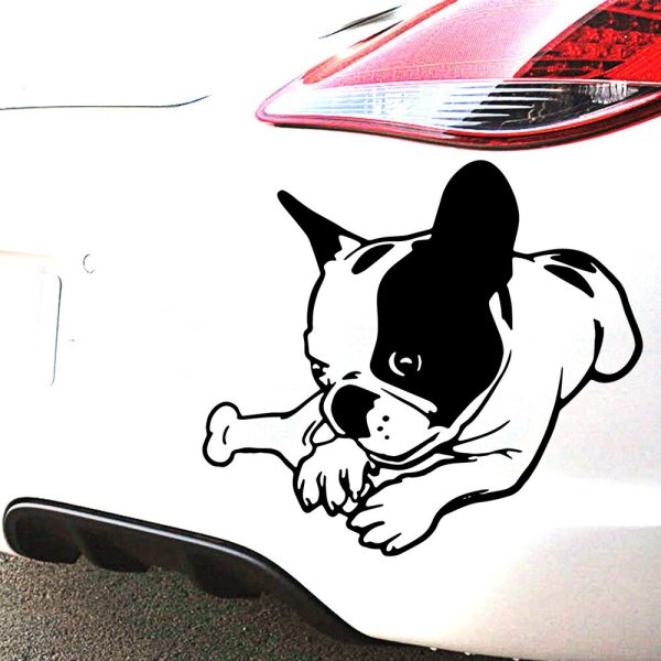 Наклейка на машину Bulldog