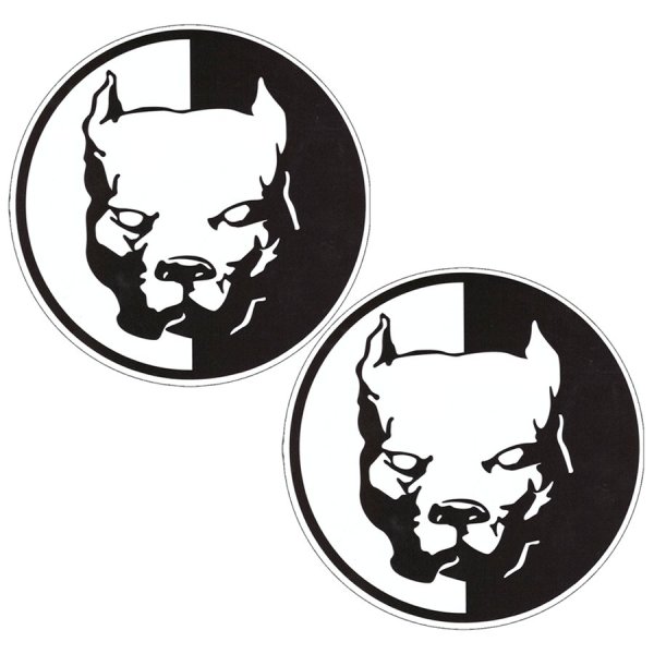 Трафарет бульдога