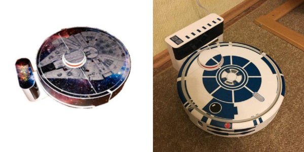 Наклейки на робот пылесос Xiaomi 1s