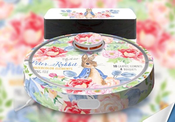 Наклейки на робот пылесос