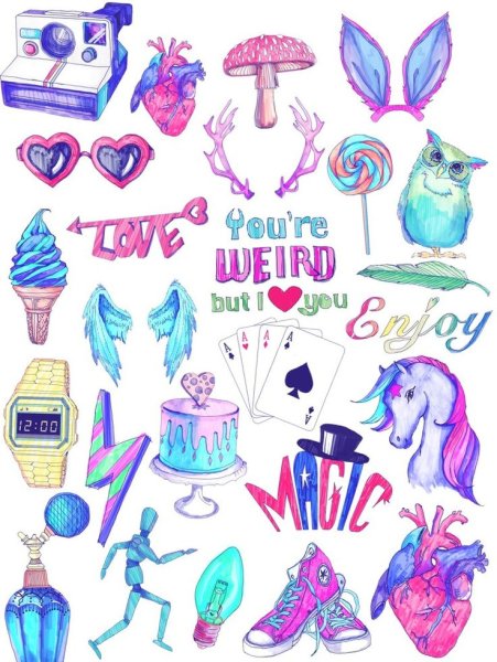 Красивые наклейки