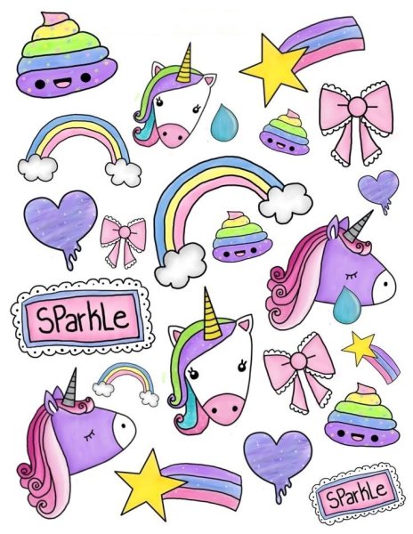 Розовые Стикеры