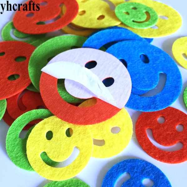 Наклейки из фетра цветы