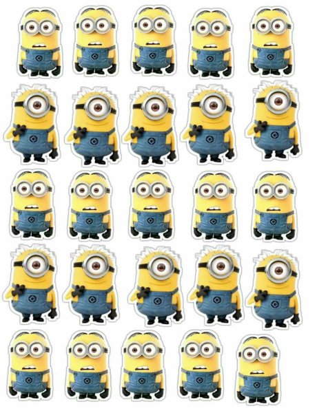 Коллекция наклеек. Миньоны