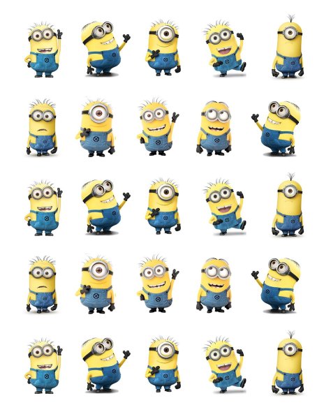 Наклейки на авто Миньоны