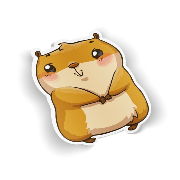 Милые Стикеры хомяки