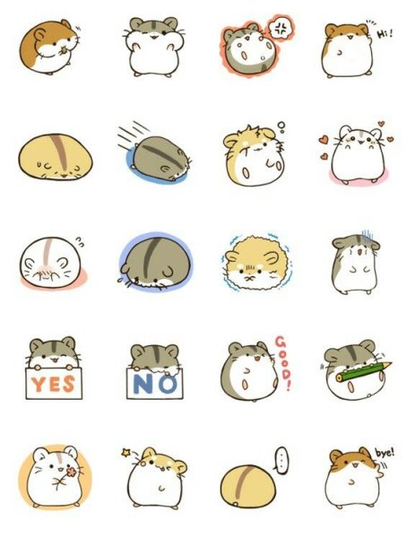 Самодельные наклейки милые