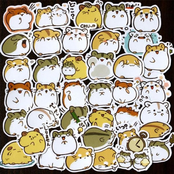 Милые Стикеры хомяки