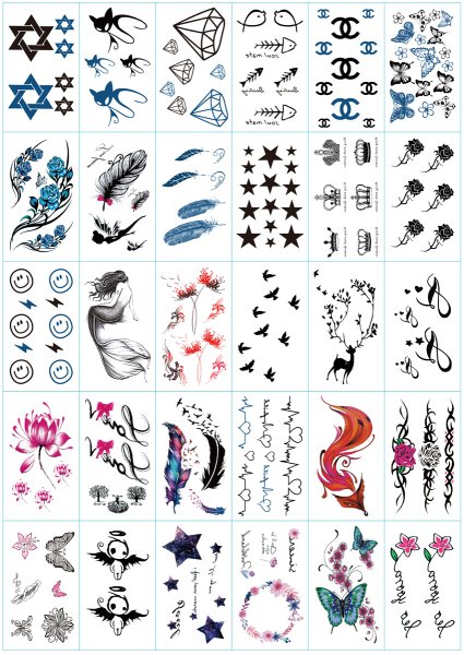 Татуировки наклейки