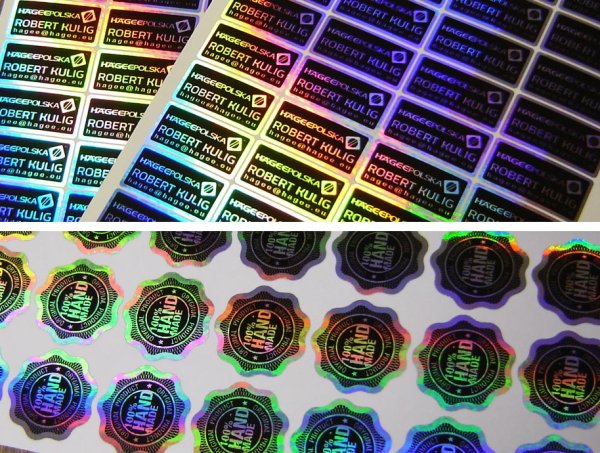 Голографические наклейки