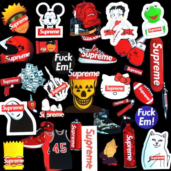 Стикеры Supreme