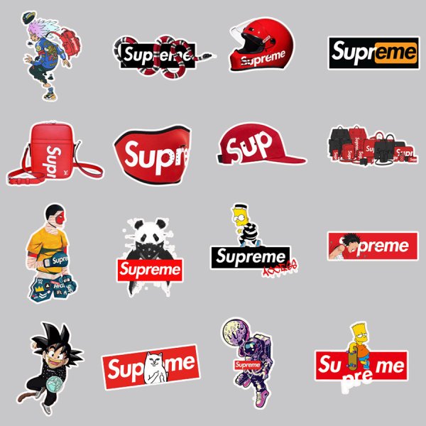 Наклейки Supreme