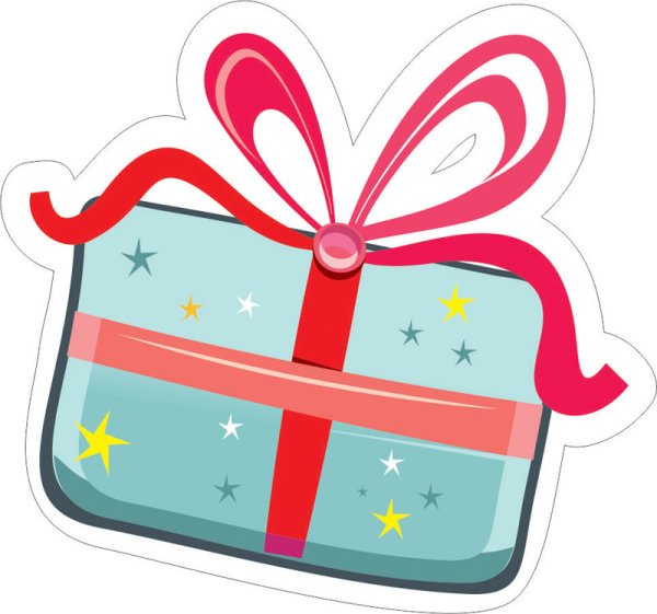 Стикер подарок