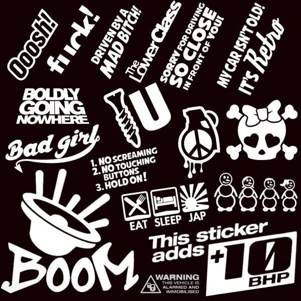 Необычные наклейки