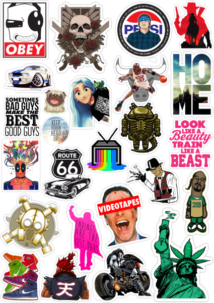 Полимерные наклейки