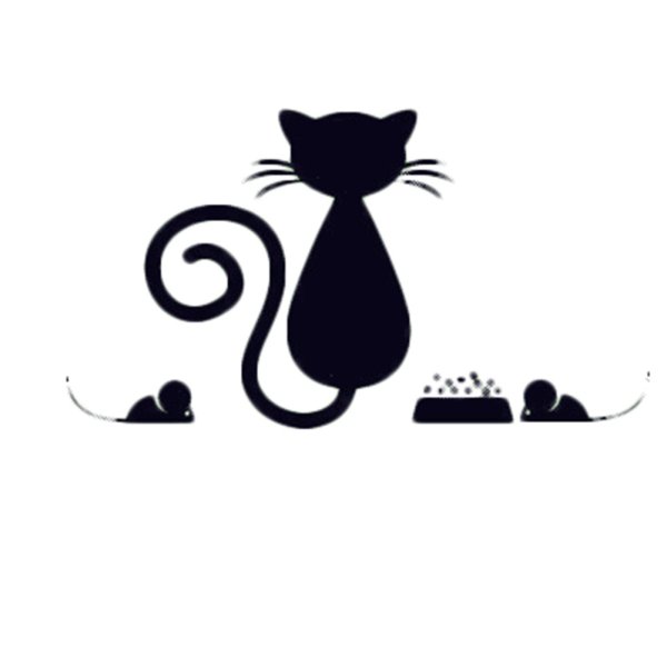 Трафареты котов для декора