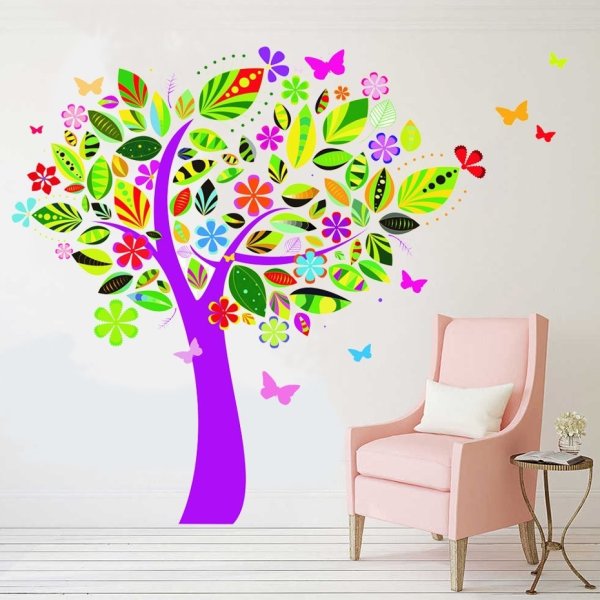 Интерьерная наклейка на стену дерево